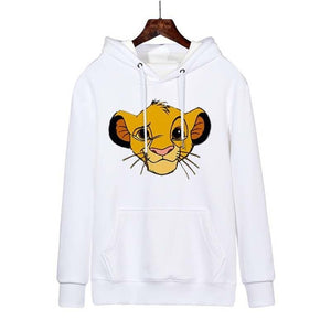 The Lion King Cartoon Print Hoodie Women Loose Casual Cute Long Sleeve Lady Pullover Tops Harajuku Streetwear Sweatshirt Clothes - MigrationJob