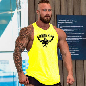 Men Bodybuilding Tank Tops men Gyms Shirt Fitness Tank Top Men Gyms Clothing Cotton Vest hoodies - MigrationJob