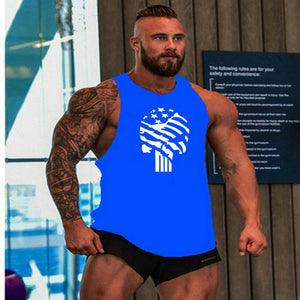 Men Bodybuilding Tank Tops men Gyms Shirt Fitness Tank Top Men Gyms Clothing Cotton Vest hoodies - MigrationJob