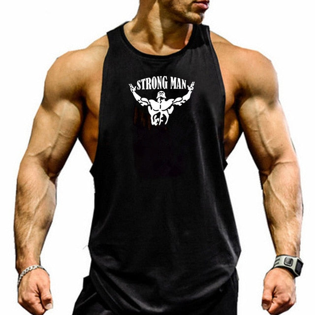 Men Bodybuilding Tank Tops men Gyms Shirt Fitness Tank Top Men Gyms Clothing Cotton Vest hoodies - MigrationJob