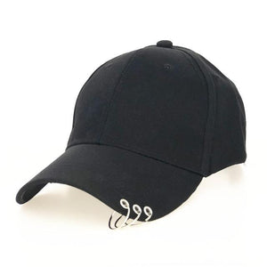 High Quality Adjustable Baseball Hat with ring Outdoor Sports Sun Cap for Women Men Fashion Snapback Hat - MigrationJob