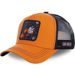 New Brand Anime Dragon Ball Snapback Cotton Baseball Cap Men Women Hip Hop Dad Mesh Hat Trucker Hat Dropshipping - MigrationJob