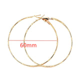 40mm 60mm 70mm 80mm Overdrijven Grote Gladde Cirkel Oorringen Brincos Simple Party Ronde Loop Oorbellen voor Vrouwen Sieraden - MigrationJob